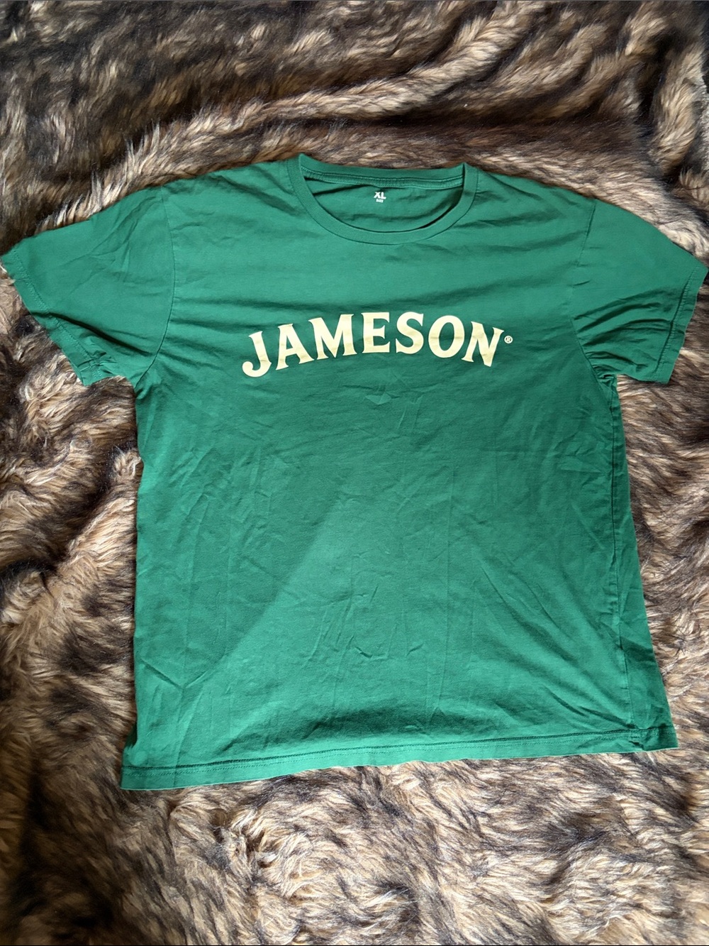 Jameson Whiskey Taste Responsibly Green Short Sleeve Shirt T-Shirt Men’s Size XL